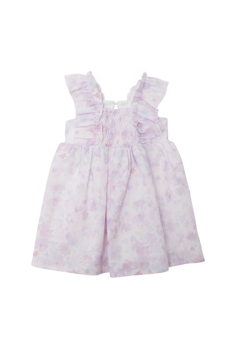 Lilac Dreams Baby Toddler Ruffles Dress, Main, color, Purple