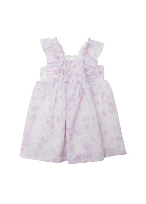 Lilac Dreams Baby Toddler Ruffles Dress