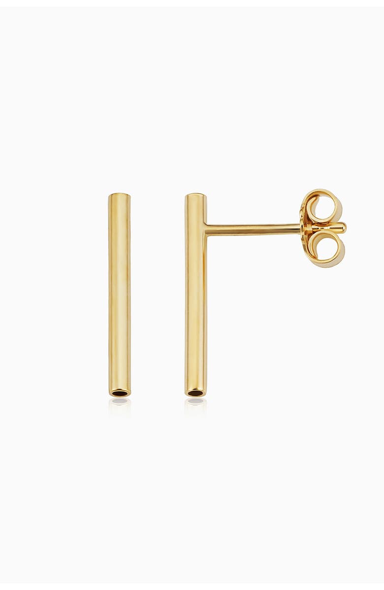 Oradina 14K Yellow Gold Arezzo Studs, Alternate, color, Yellow Gold