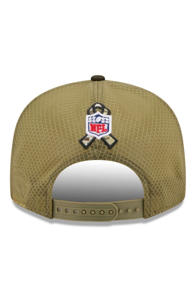 New Era Men's New Era Dark Green Buffalo Bills 2025 Salute to Service Split Panel 9FIFTY Snapback Hat, Alternate, color,