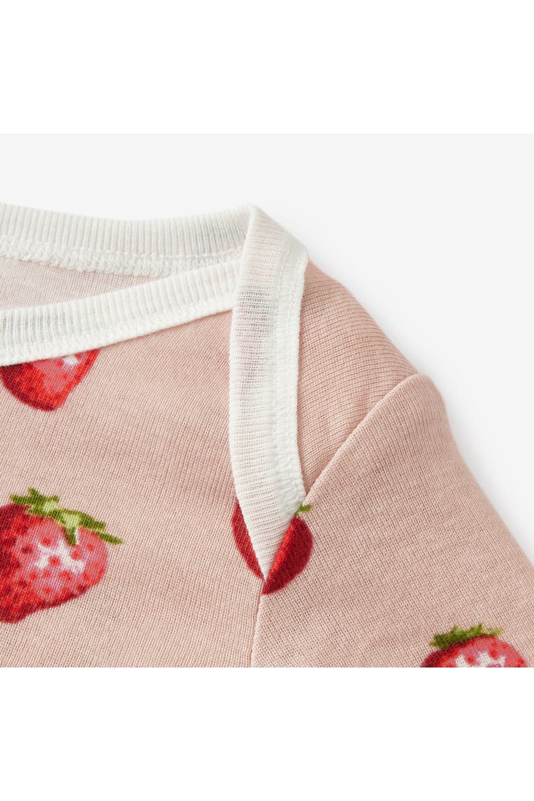 Organic Cotton One Piece, Alternate, color, Strawberry