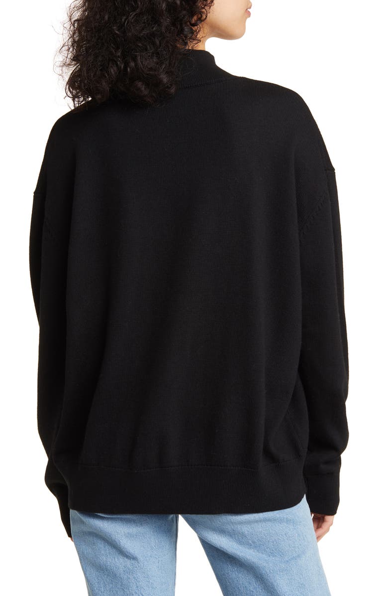 Sandy Liang x Disney 'Cinderella' Slipper Intarsia Lambswool Mock