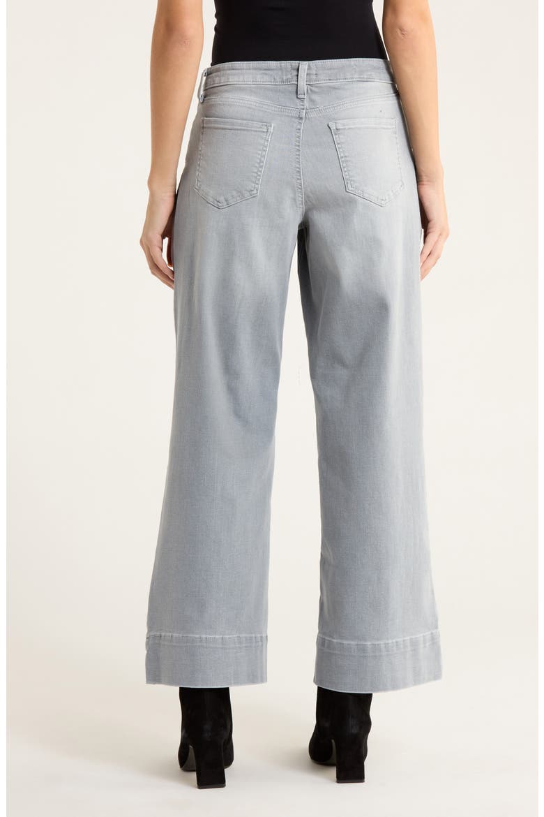Teresa Wide Leg Jeans, Alternate, color, SILVER EIFFEL