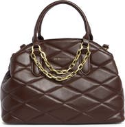 BCBG Quilted Double Compartment Satchel