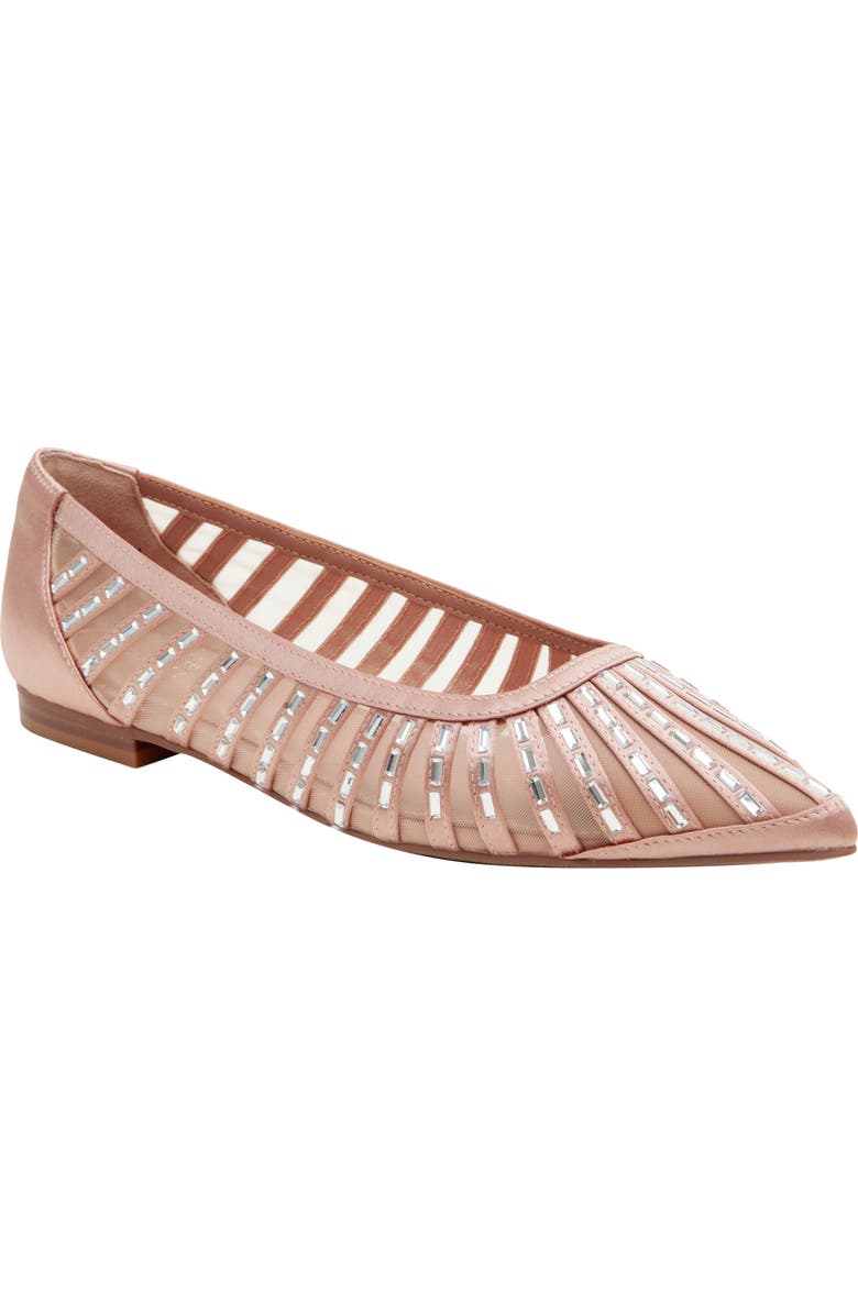 Linea Paolo Noelle Pointed Toe Flat, Main, color, Blush