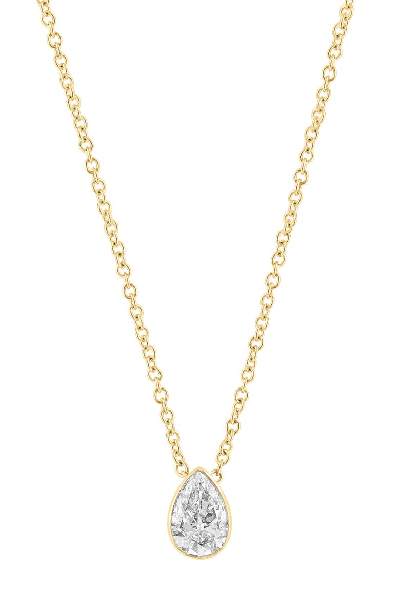 Lab-Grown Diamond Pendant Necklace, Alternate, color, GOLD