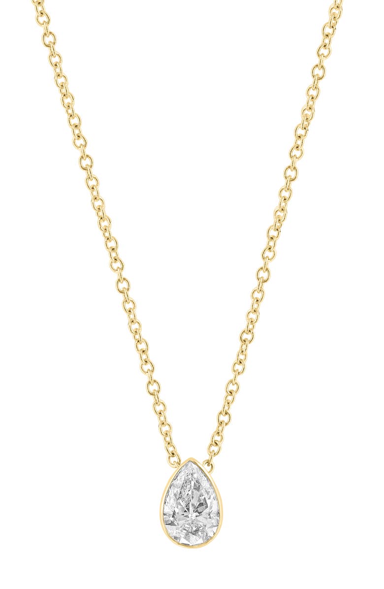EFFY Lab-Grown Diamond Pendant Necklace, Alternate, color, Gold