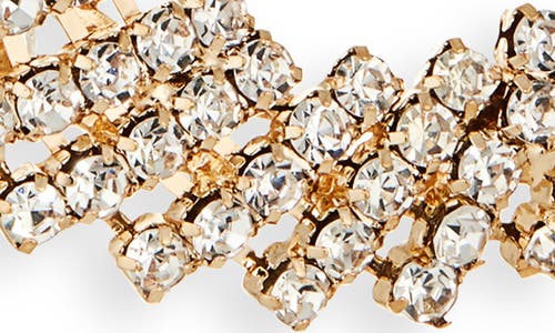 Tasha Crystal Graduated Hoop Earrings In Gold