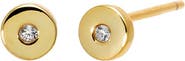 BY ADINA EDEN CZ Round Stud Earring