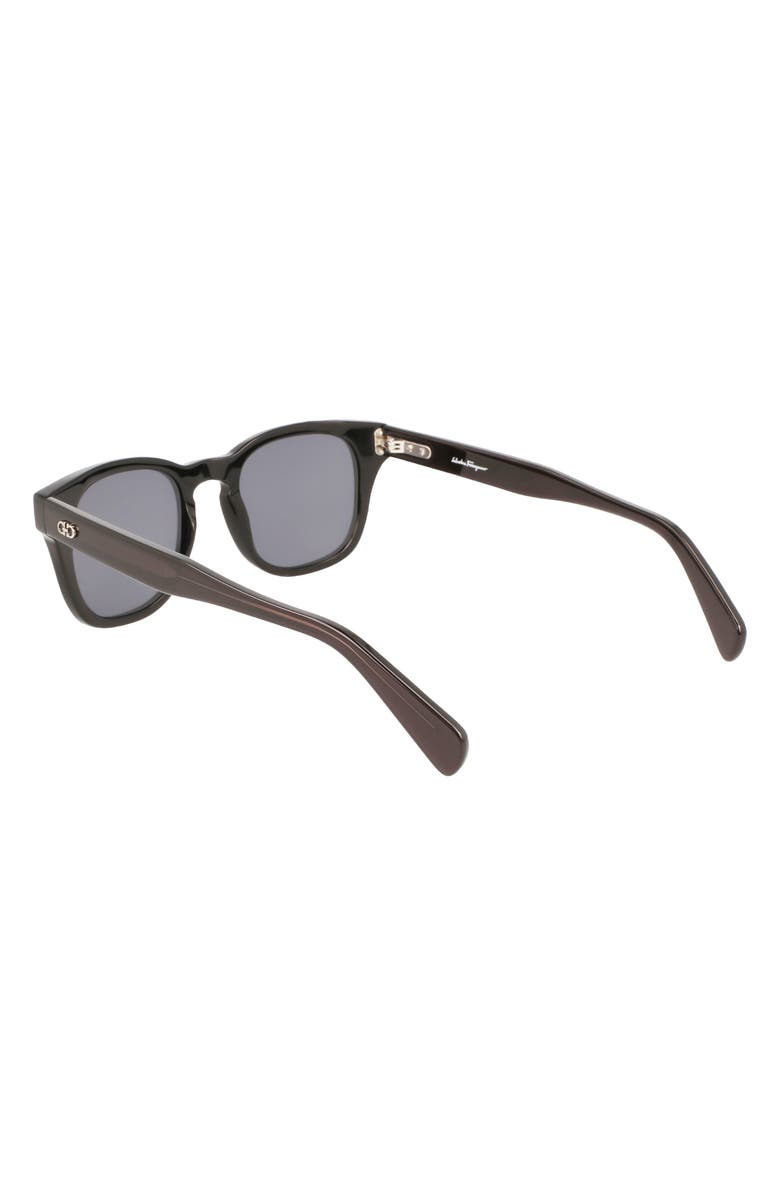 FERRAGAMO 49mm Small Rectangular Sunglasses, Alternate, color,
