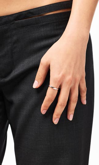 Ana Luisa Solid White Gold - Slim Eclipse Ring | Nordstrom