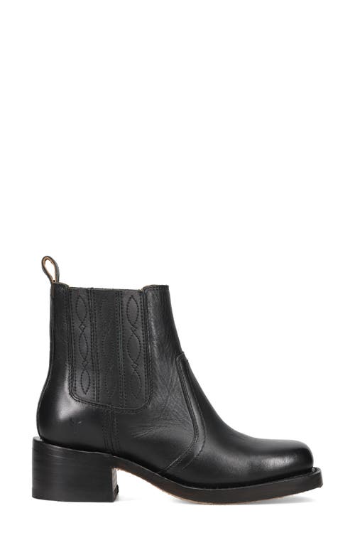 Frye Campus Platform Chelsea Boot In Black