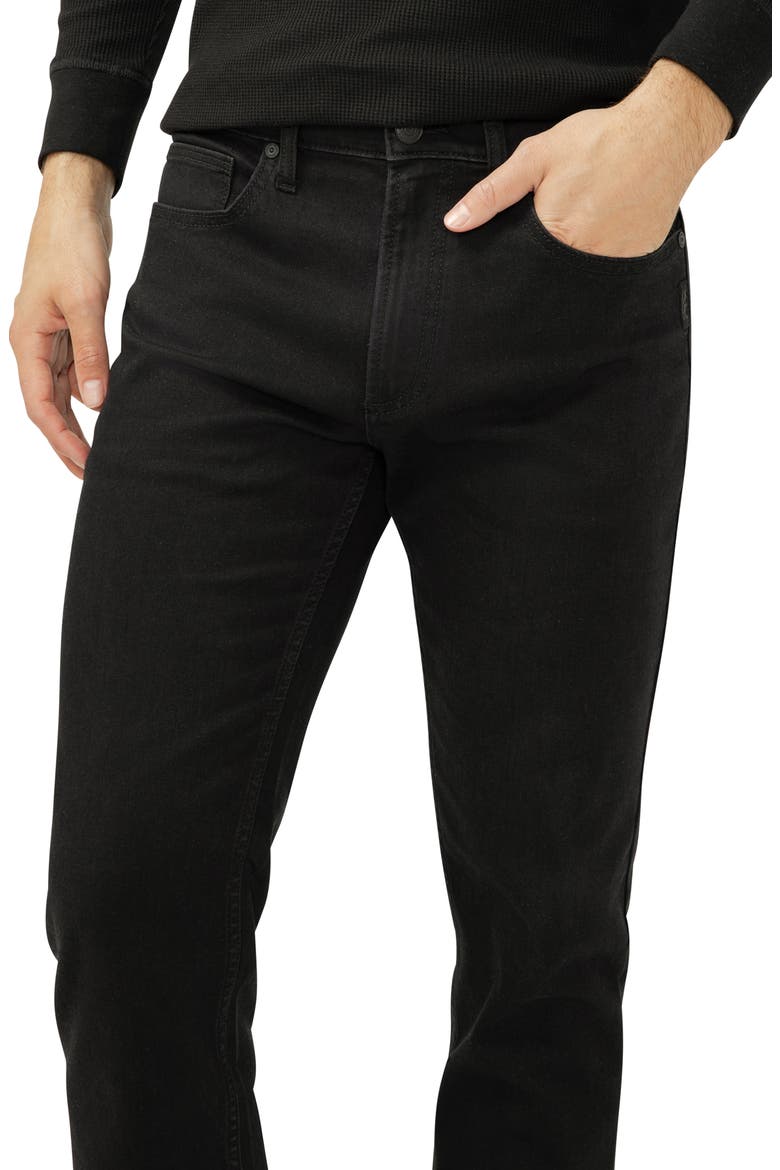 Allan Slim Straight Leg Jeans, Alternate, color, BLACK