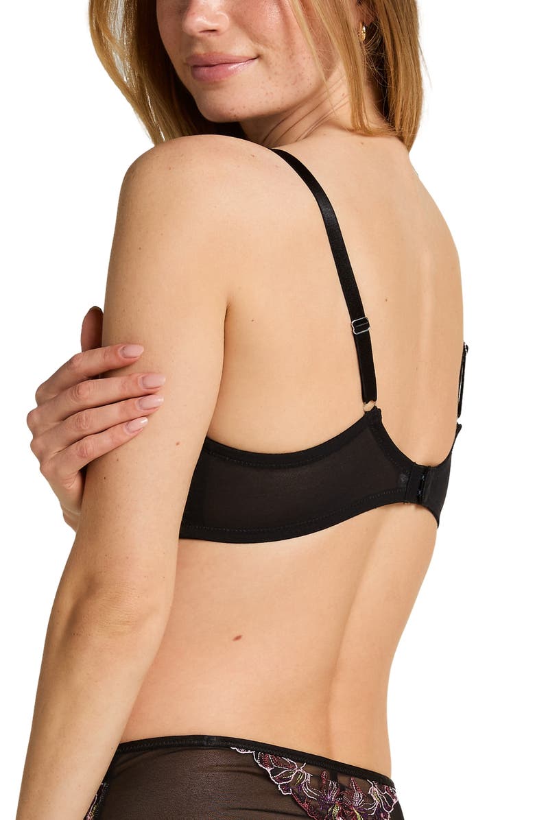 Hunkemöller Lily Non-Padded Underwired Bra, Alternate, color, Black