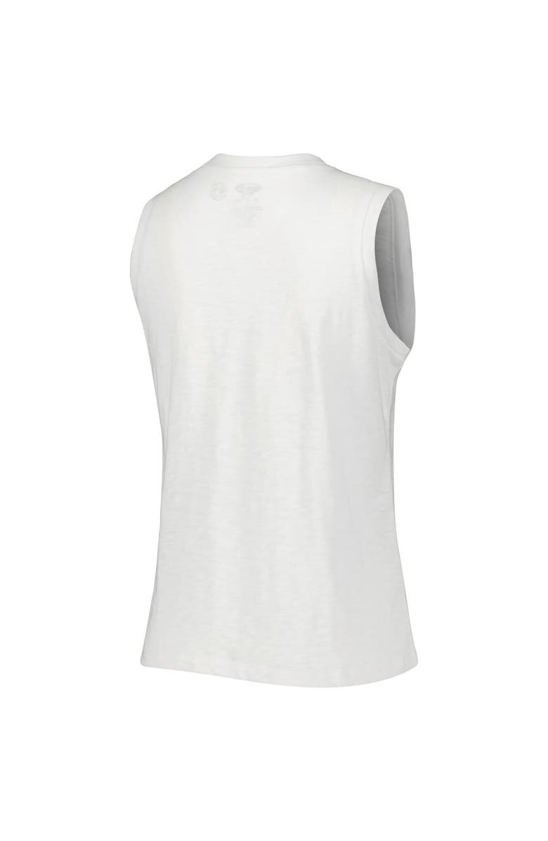 CONCEPTS SPORT Women's Concepts Sport White Milwaukee Brewers Reel Pinstripe Tank Top & Shorts Sleep Set, Alternate, color, White