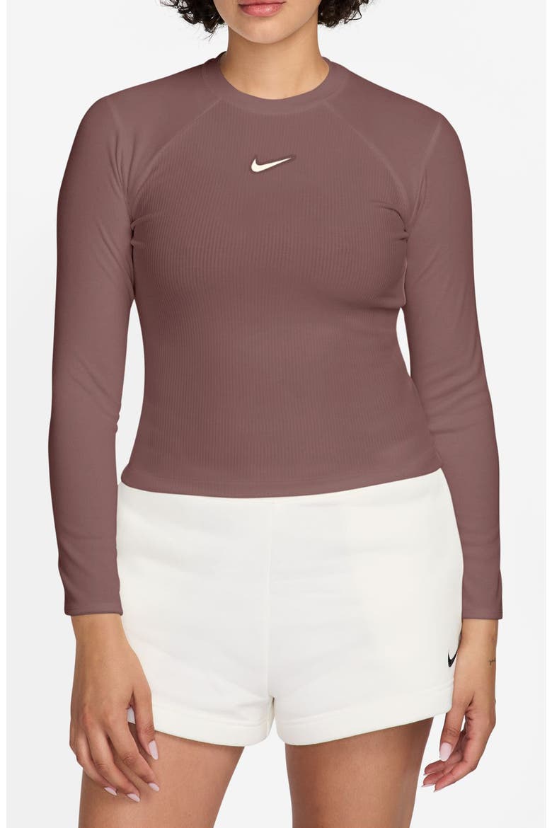 Chill Raglan Sleeve Rib & Jersey Top, Main, color, TATTOO/ SAIL