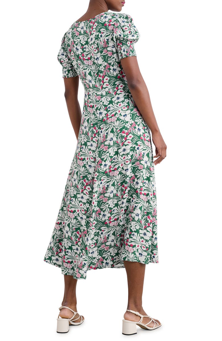 Seasalt Cornwall Marsh Violet Empire Waist Dress, Alternate, color, Garden Flowers Dark Forage