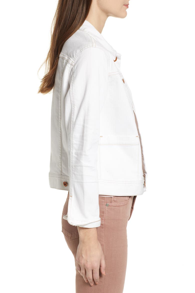 Eliette Crop Denim Jacket, Alternate, color, 01Y BARE WHITE