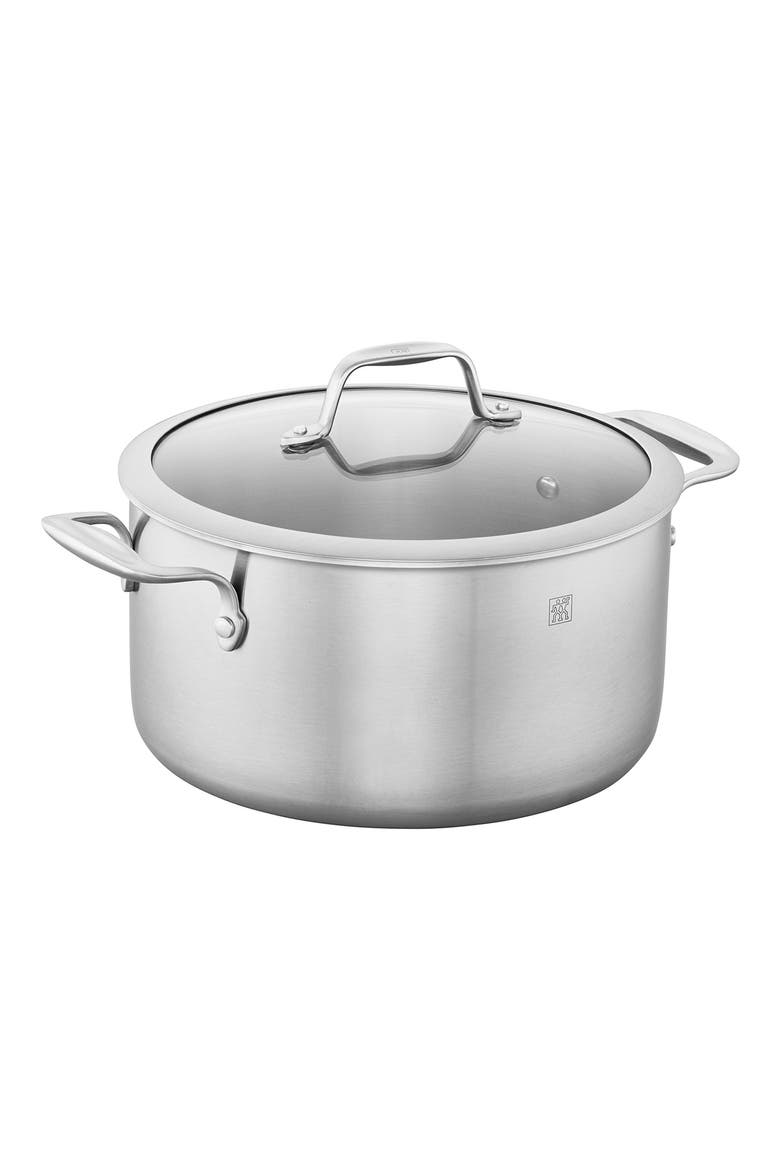Spirit 3-Ply 6-Quart Stainless Steel Dutch Oven, Main, color, STAINLESS STEEL
