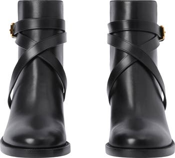 Pryle Check Block Heel Bootie