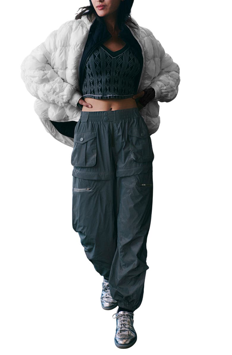 Free People FP Movement Pippa Scrunchy Glossy Water Resistant Puffer Jacket, Alternate, color,