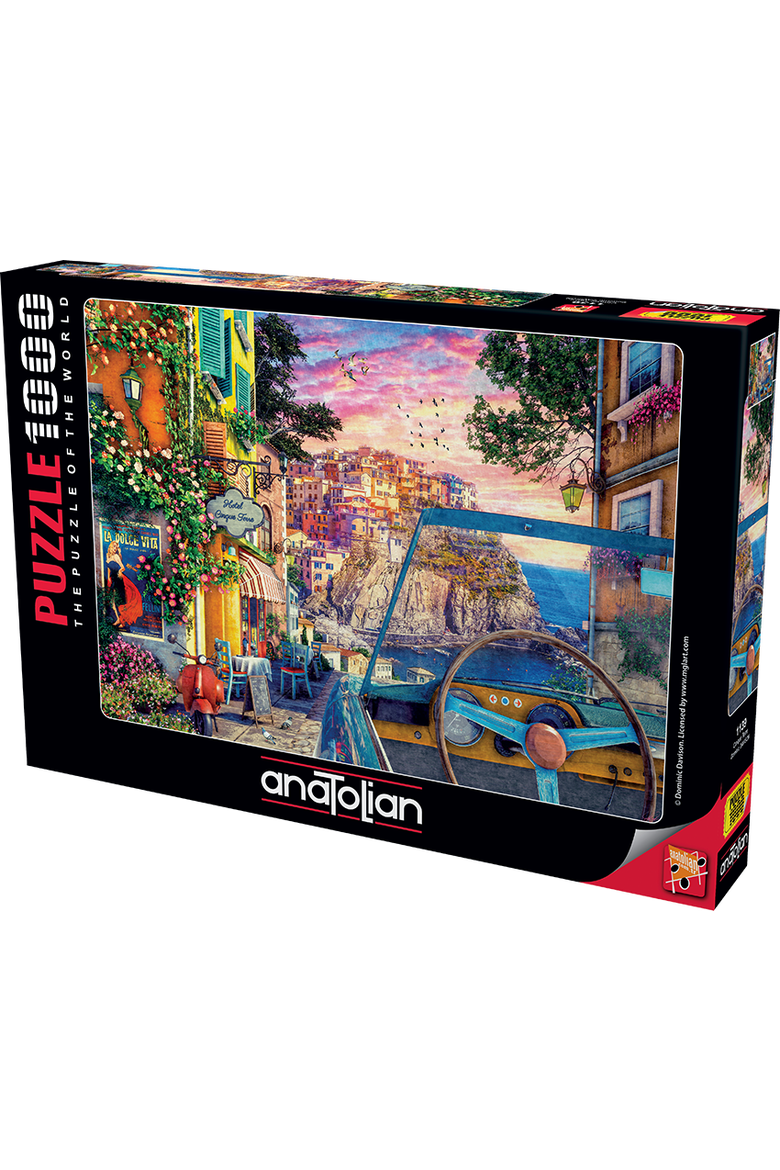 Cinque Terre 1000 piece Jigsaw Puzzle for Adults, Main, color, Multicolor