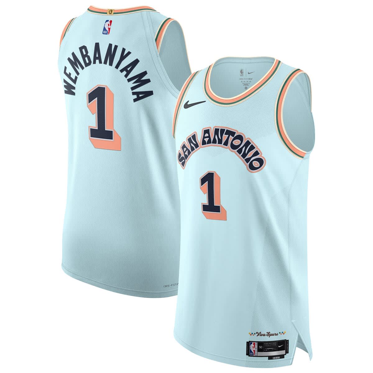 公式　Nike NBA San Antonio Spurs wembanyama 0e845894-c455-4610-a28c-