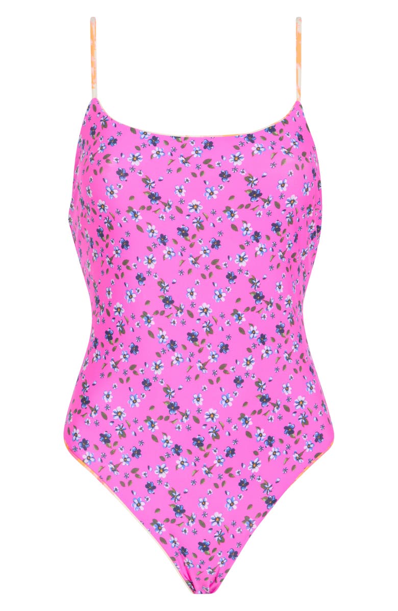 Maaji Luster One-Piece Swimsuit, Alternate, color, Pink
