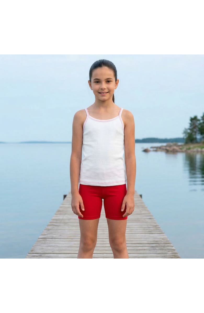 CITY THREADS Baby Girls 100% Soft Cotton Bike Shorts, Alternate, color, Black