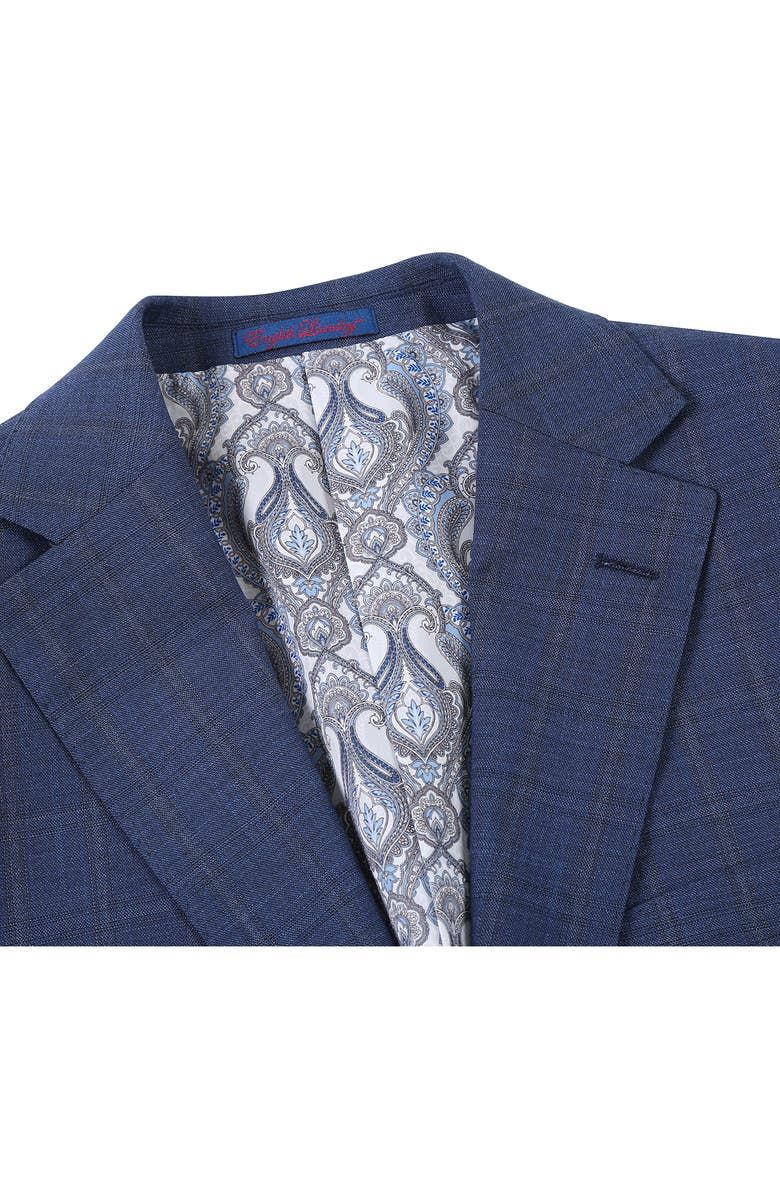 English Laundry Two-Button Flat Front Suit, Alternate, color, Blue