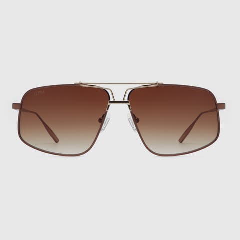 Havana Metal Sunglasses