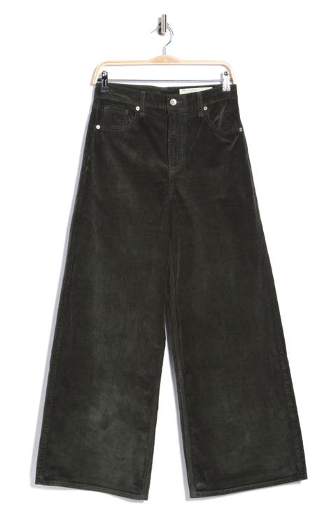 Serena High Waist Wide Leg Corduroy Jeans
