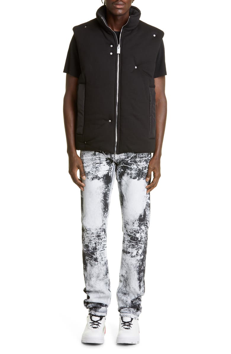 1017 ALYX 9SM Painted Stretch Denim Skinny Jeans, Alternate, color, 