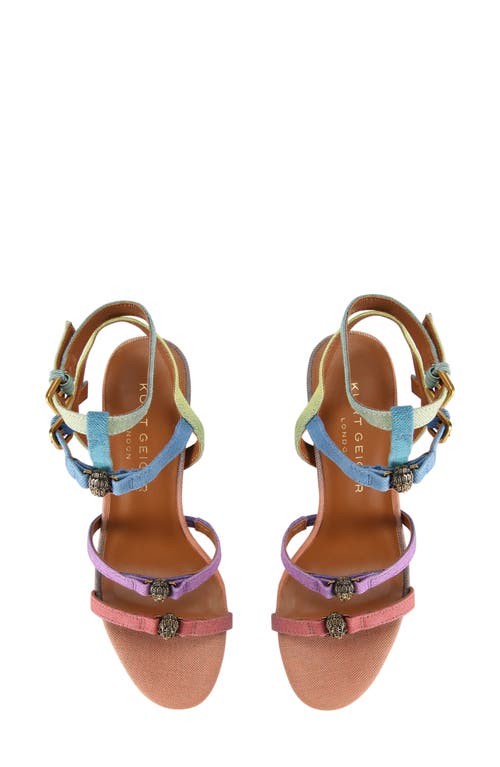 Kurt Geiger Women's Hampton Block Heel Gladiator Sandals In Rainbow