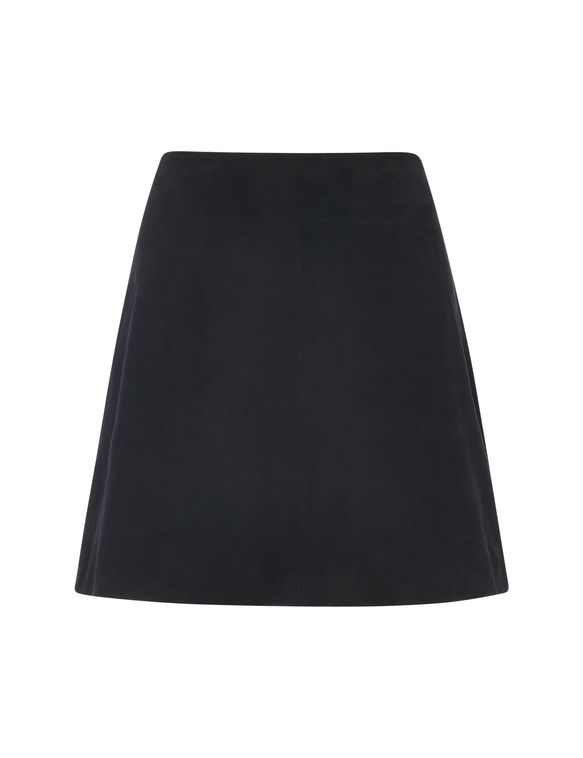 Suede A-Line Skirt - image 2