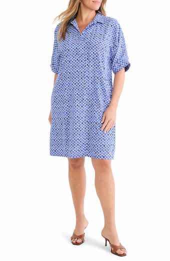 Devon Mosaic Print Shift Dress