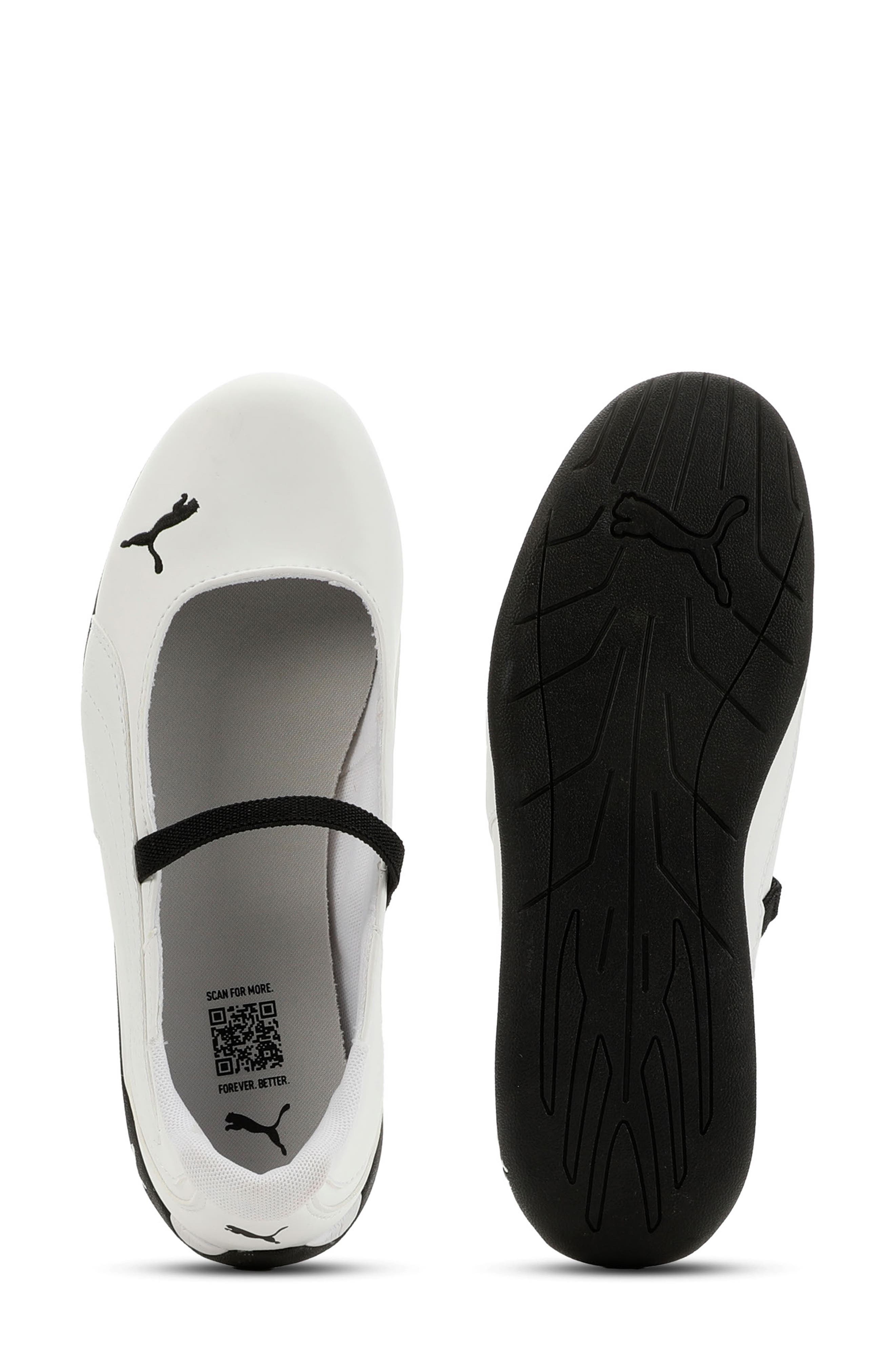 Replicatch Ballet Flat, Alternate, color, PUMA WHITE/ PUMA BLACK