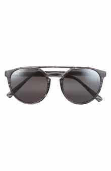 Maui Jim 51mm Round Polarized Sunglasses