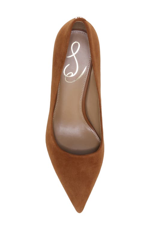 Sam Edelman Vienna Womens Comfort Insole Pointed Toe Pumps In Brown