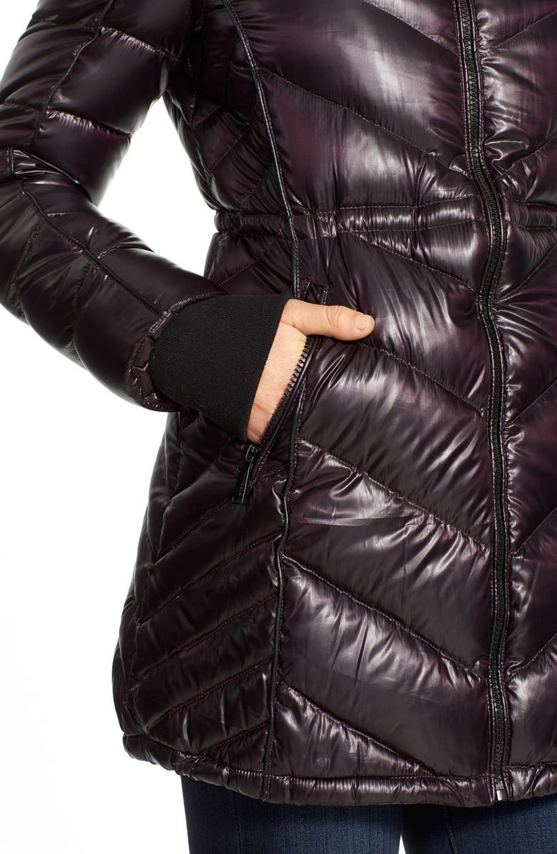 BCBGeneration Faux Fur Trim Quilted Parka, Alternate, color,