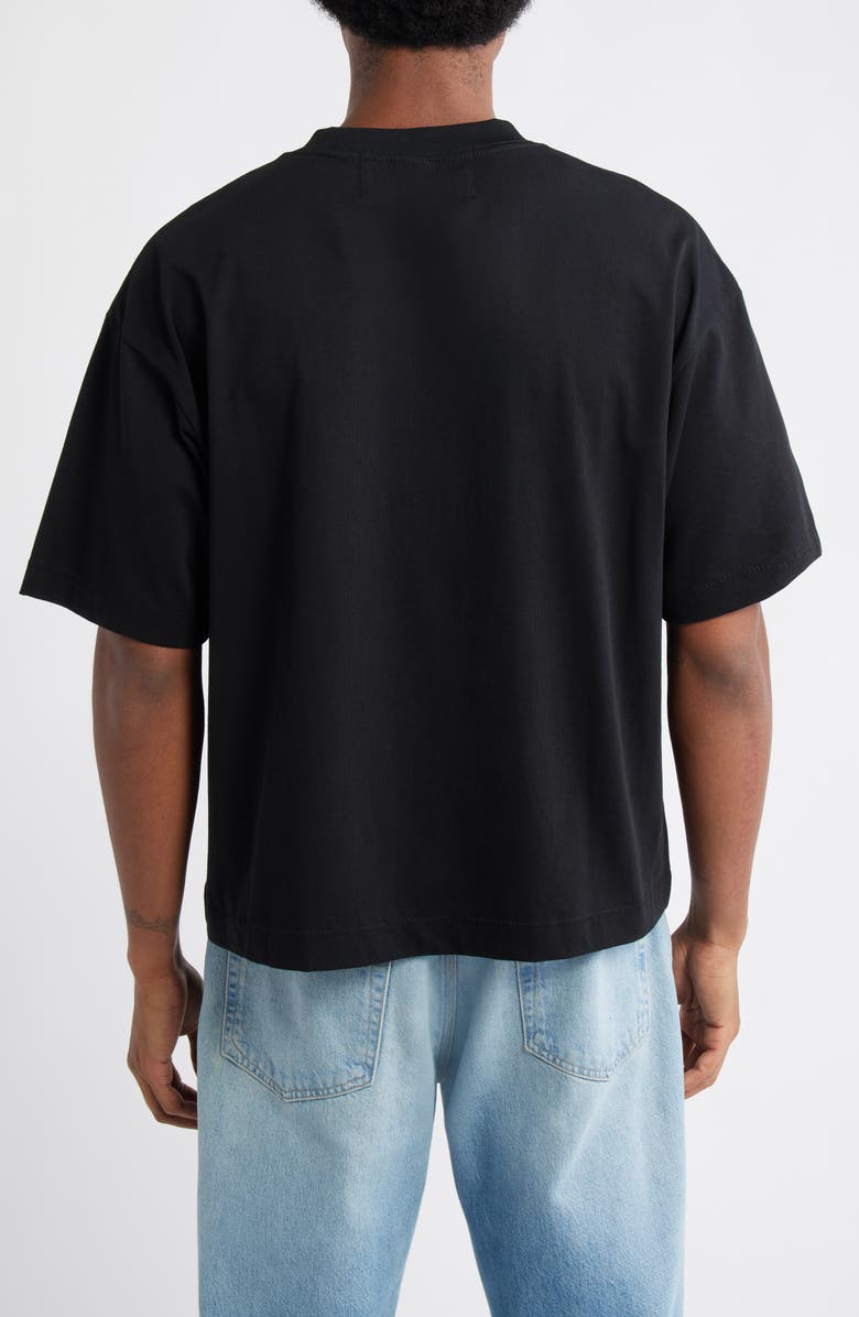 JUNGLES Horses Cotton Graphic T-Shirt, Alternate, color, Black