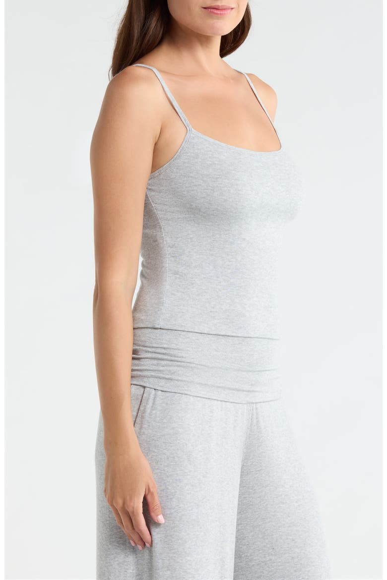 Rib Knit Modal Camisole, Alternate, color, NAPPING DOVE HEATHER