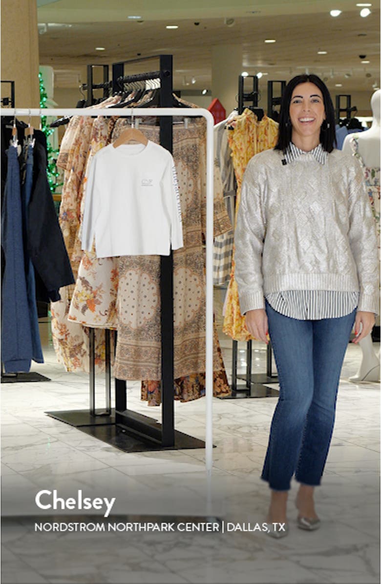 Kids' Whale Logo Pocket Long Sleeve Graphic T-Shirt, sales video thumbnail