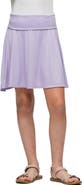 24sevenKid Foldover Waist Flared Knee Length Skirt