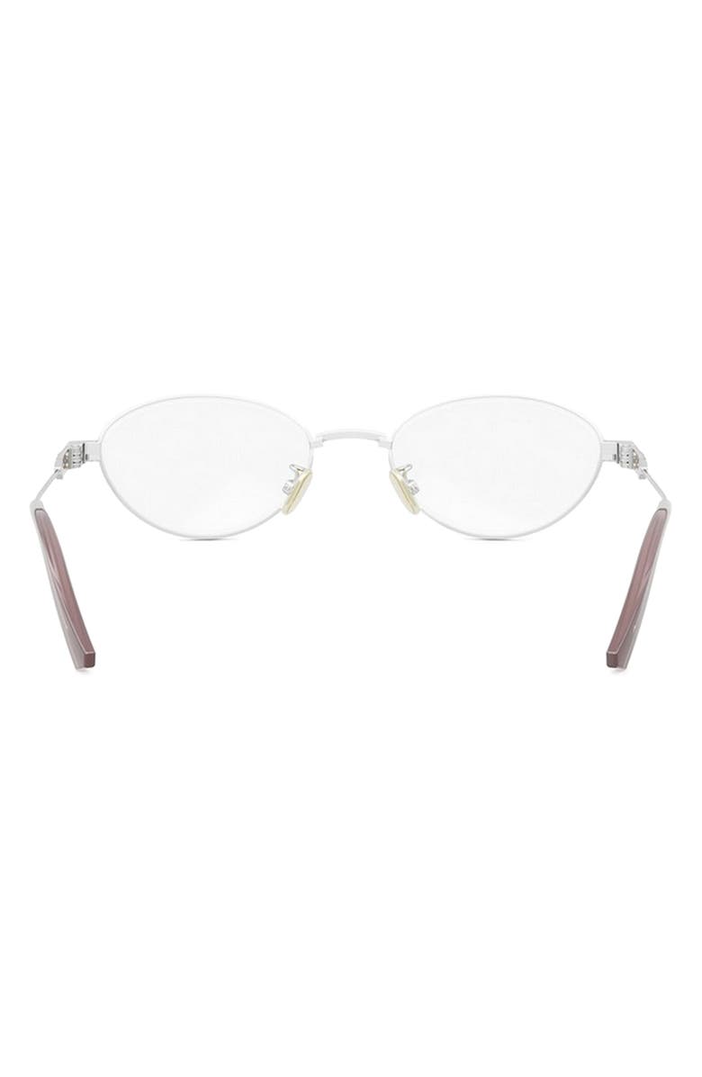 DIOR Cannageo B3U 51mm Oval Glasses, Alternate, color, 