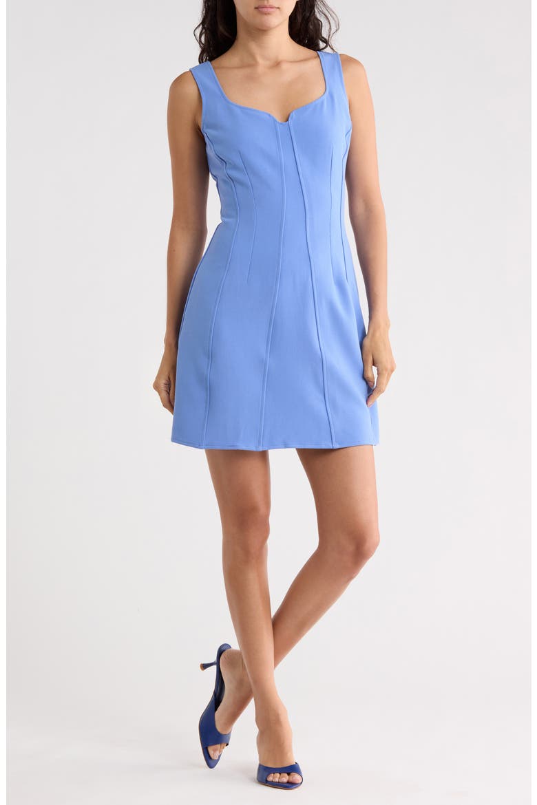 Whisper Ruth Sleeveless Cocktail Dress, Main, color, BAJA BLUE