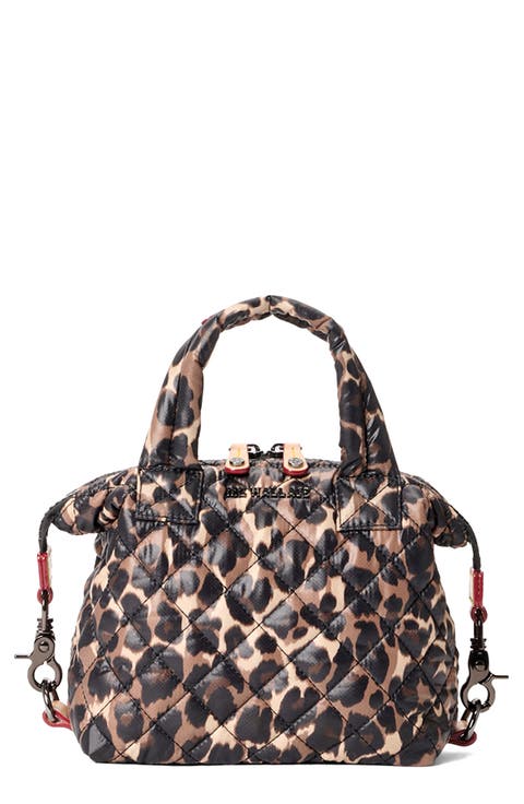 Micro Sutton Quilted Nylon Top Handle Bag