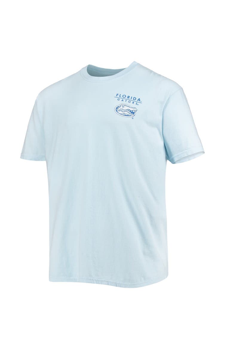 Men's Light Blue Florida Gators Landscape Shield Comfort Colors T-Shirt, Alternate, color, Light Blue