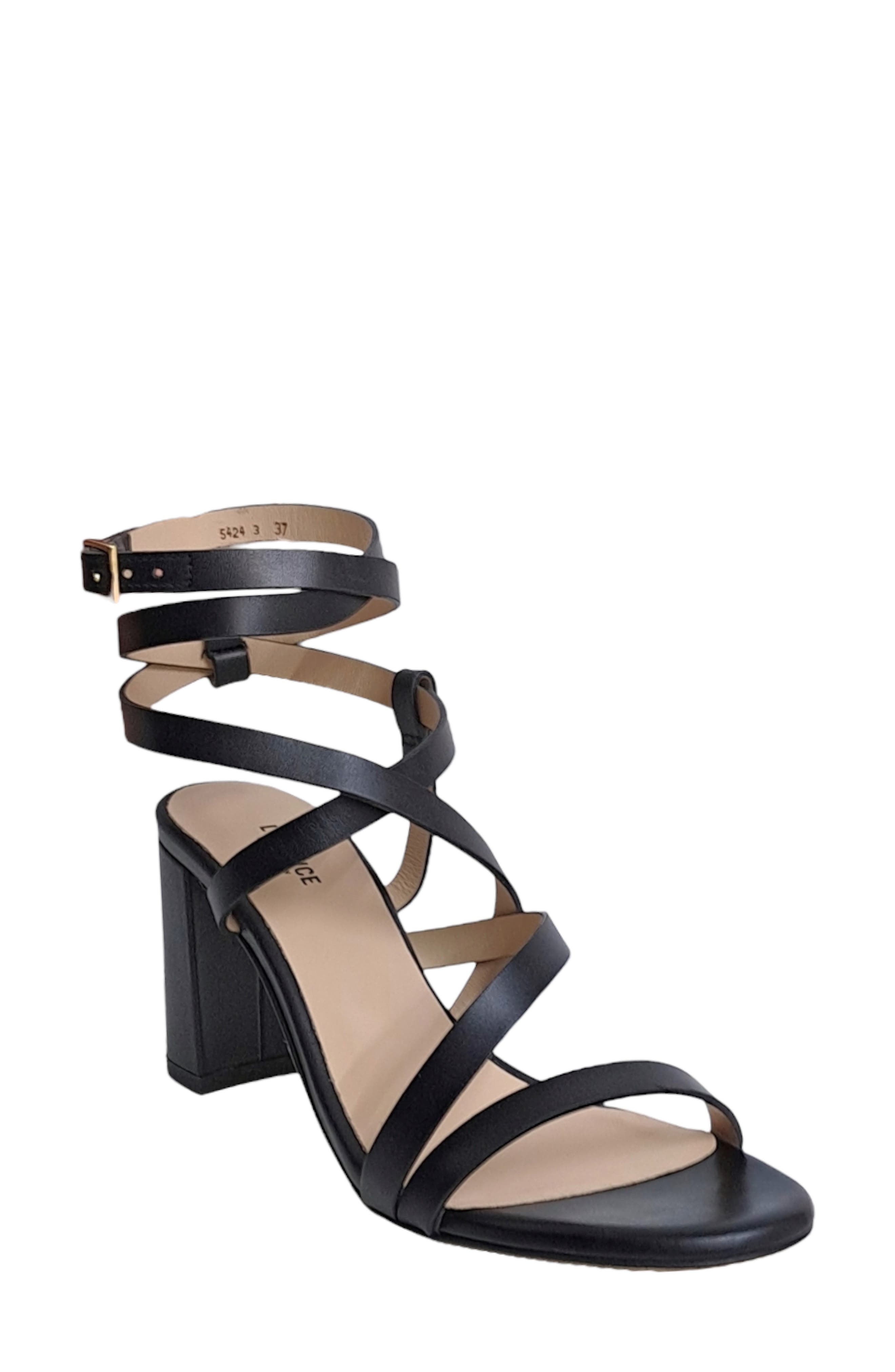 L'AGENCE Emily Strappy Wraparound Sandal, Main, color, 