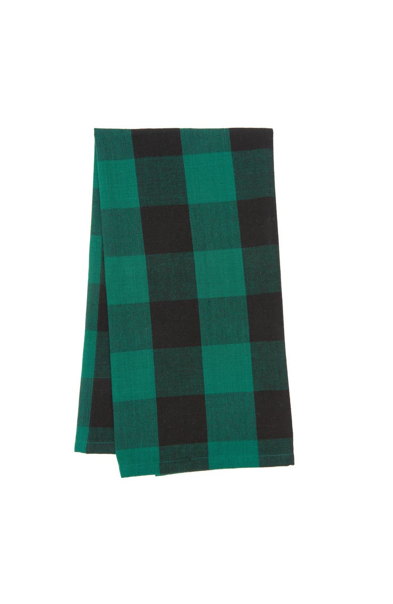 C&F Home Franklin Plaid Cotton Kitchen Towel, Main, color, Green